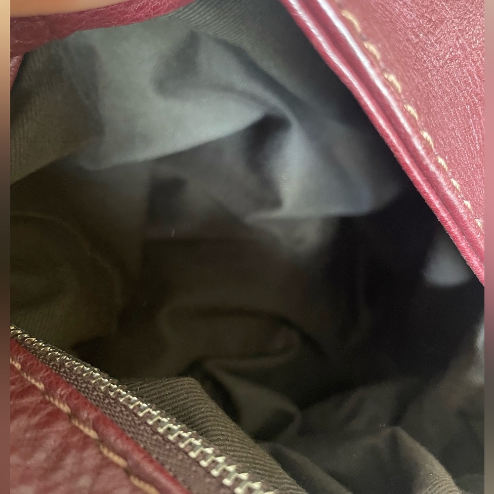 CHLOE ORIGINAL VINTAGE Y2K Paddington Burgundy Leather Bag Lock & Key RARE! - Picture 12 of 13